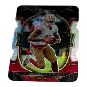 2022 Panini Select Brandon Aiyuk Concourse Die-Cut Silver San Francisco 49ers